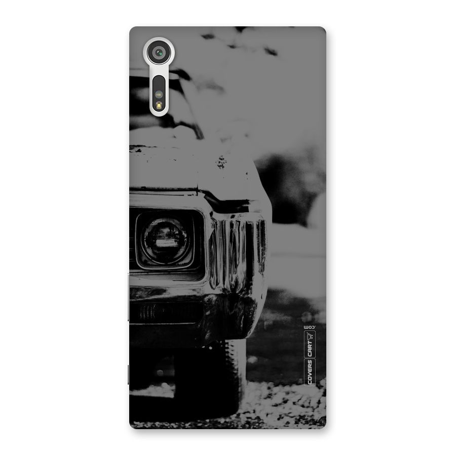 Vintage Car Black and White Back Case for Xperia XZ
