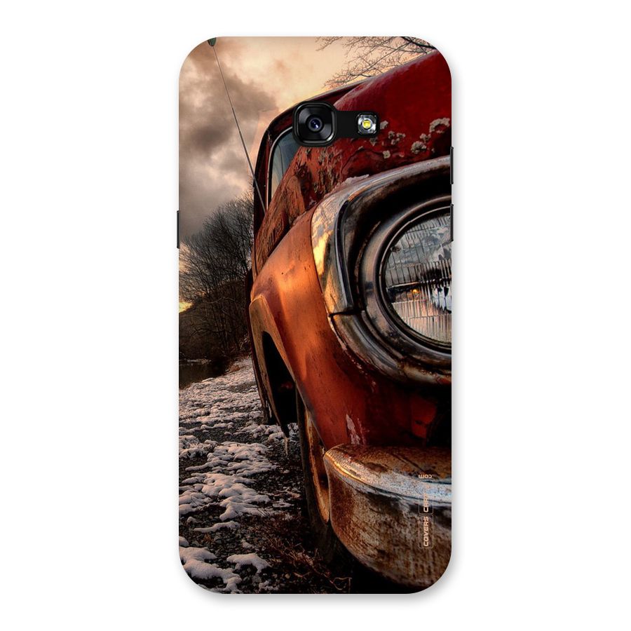 Vintage Car Headlight Back Case for Galaxy A5 2017