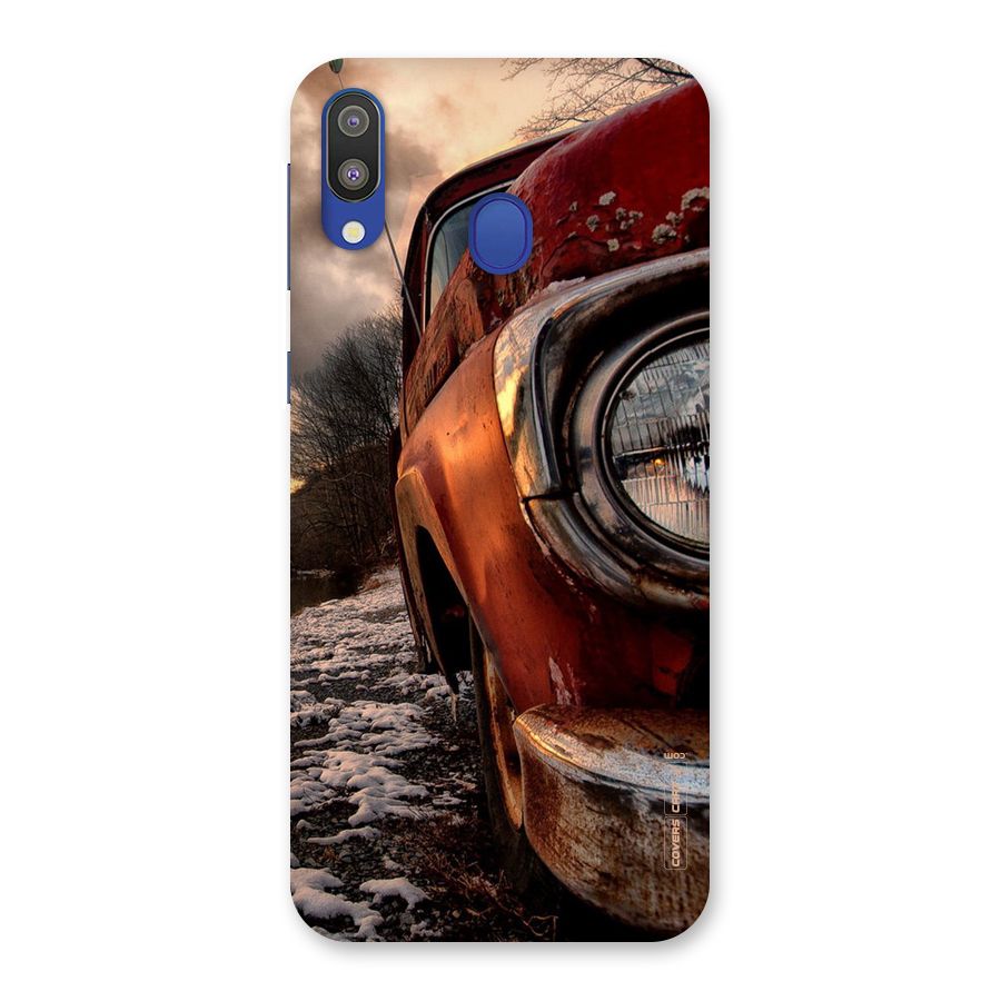 Vintage Car Headlight Back Case for Galaxy M20