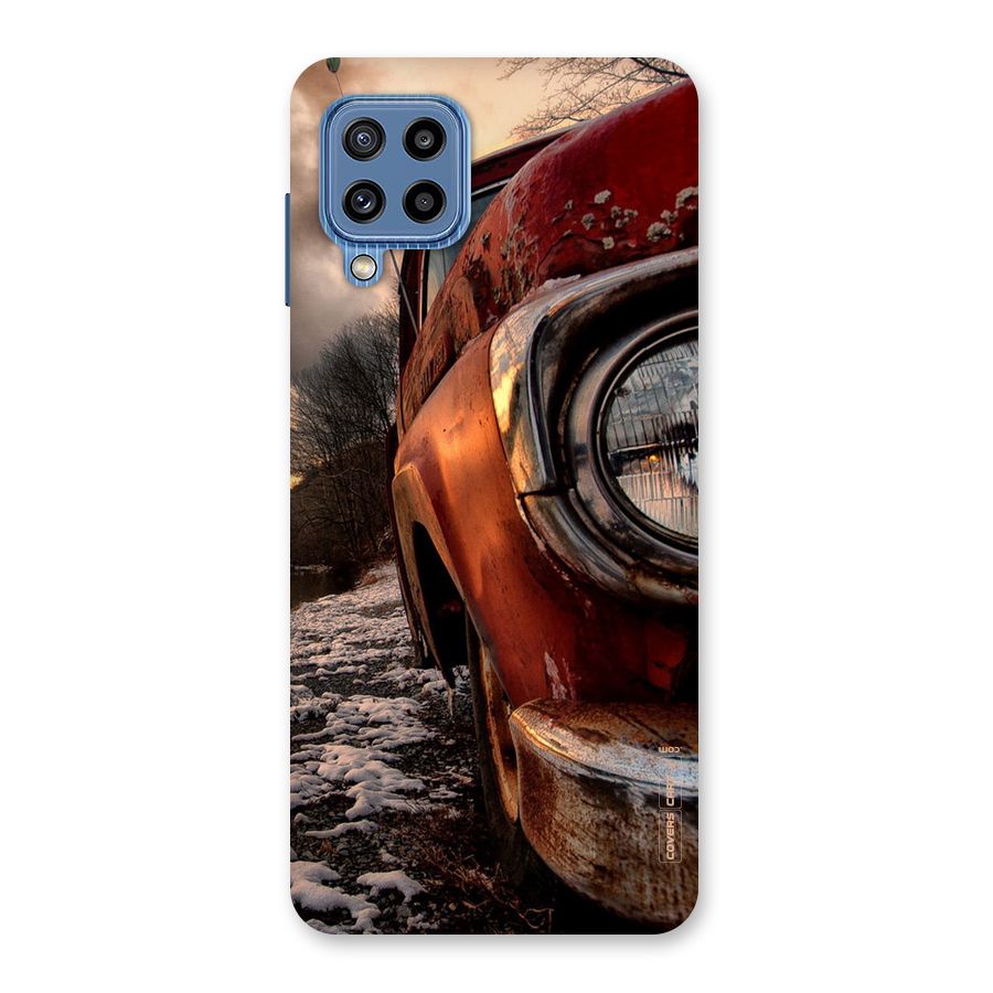 Vintage Car Headlight Back Case for Galaxy M32