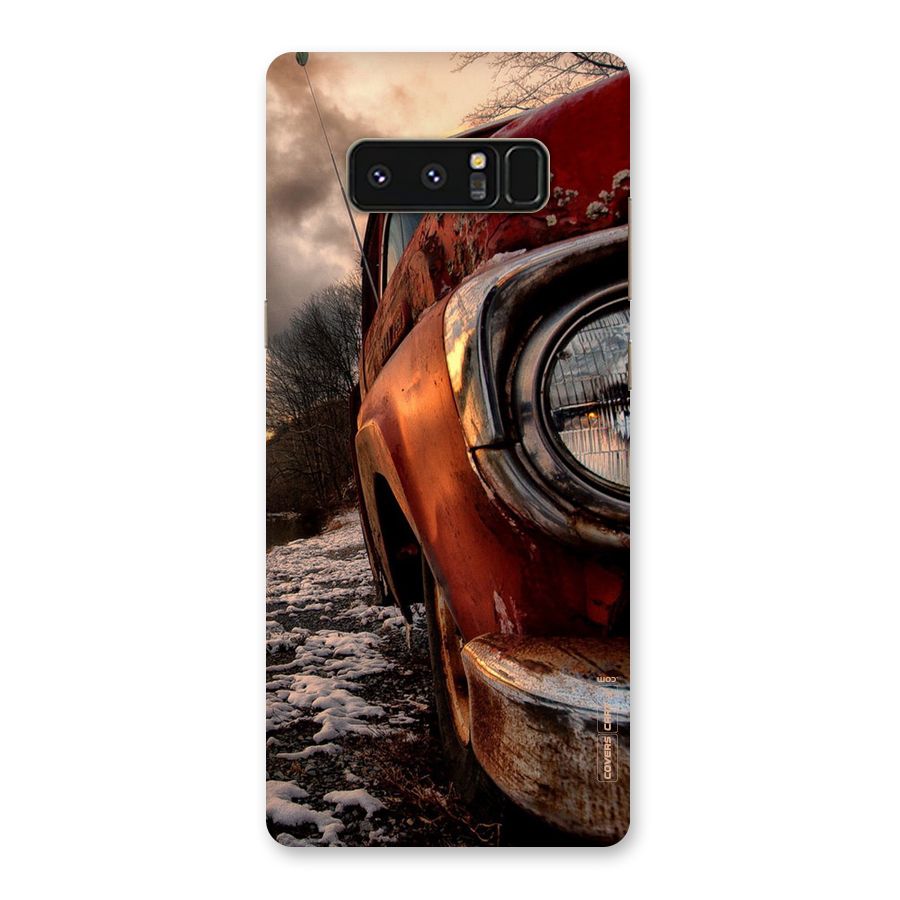 Vintage Car Headlight Back Case for Galaxy Note 8