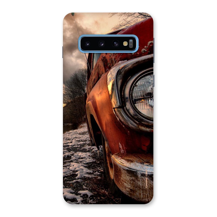 Vintage Car Headlight Back Case for Galaxy S10