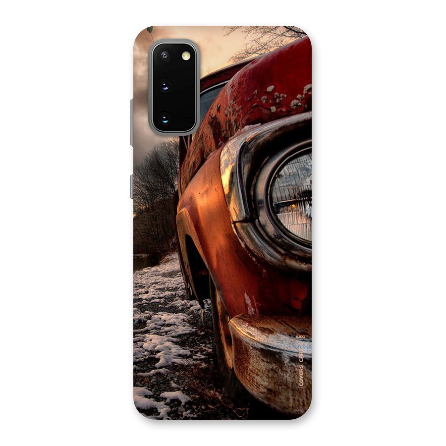 Vintage Car Headlight Back Case for Galaxy S20