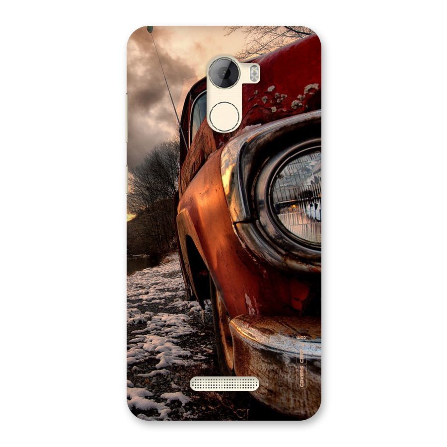 Vintage Car Headlight Back Case for Gionee A1 LIte
