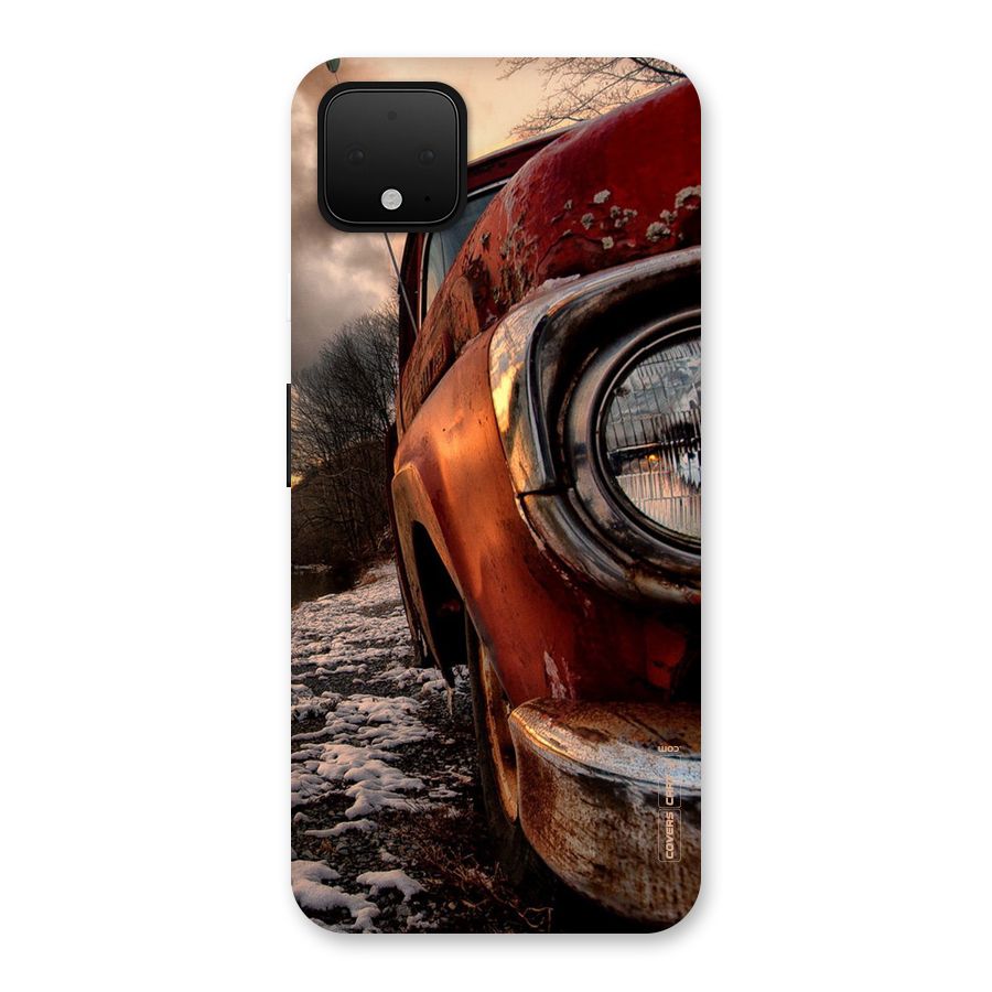 Vintage Car Headlight Back Case for Google Pixel 4 XL