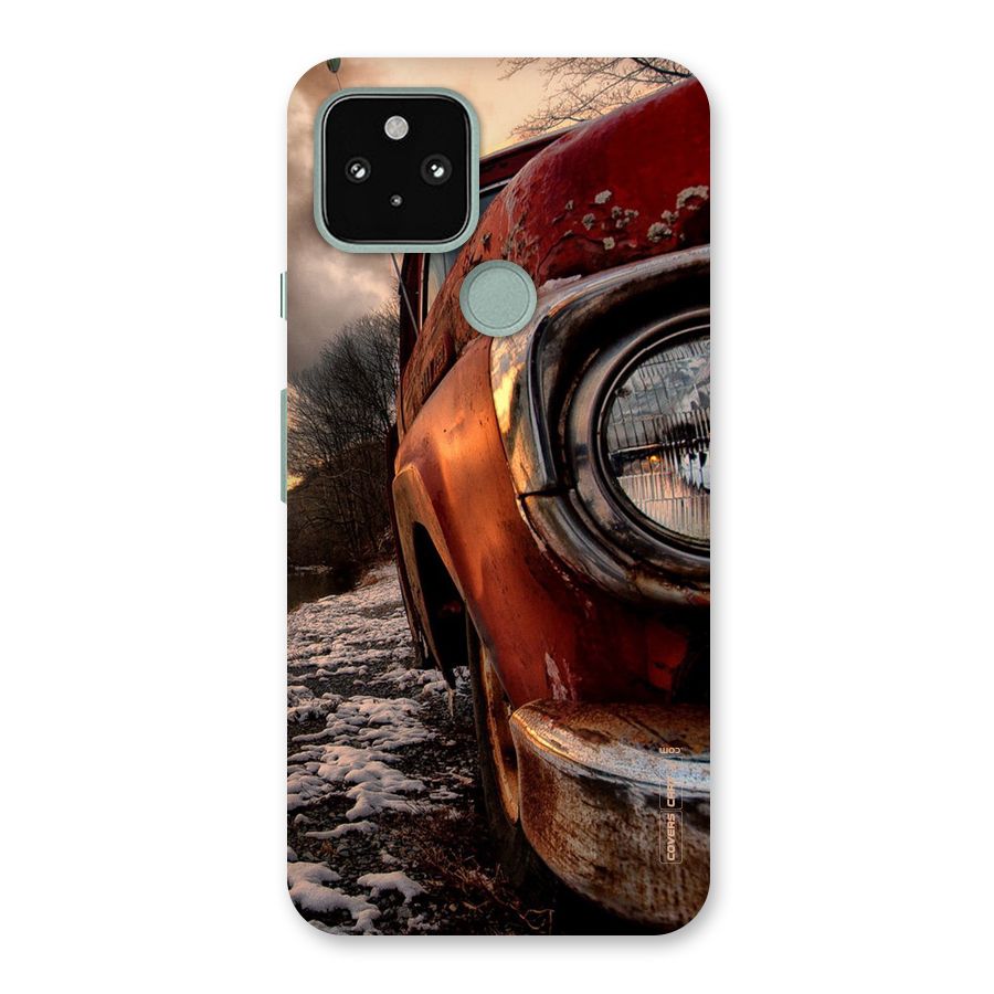 Vintage Car Headlight Back Case for Google Pixel 5