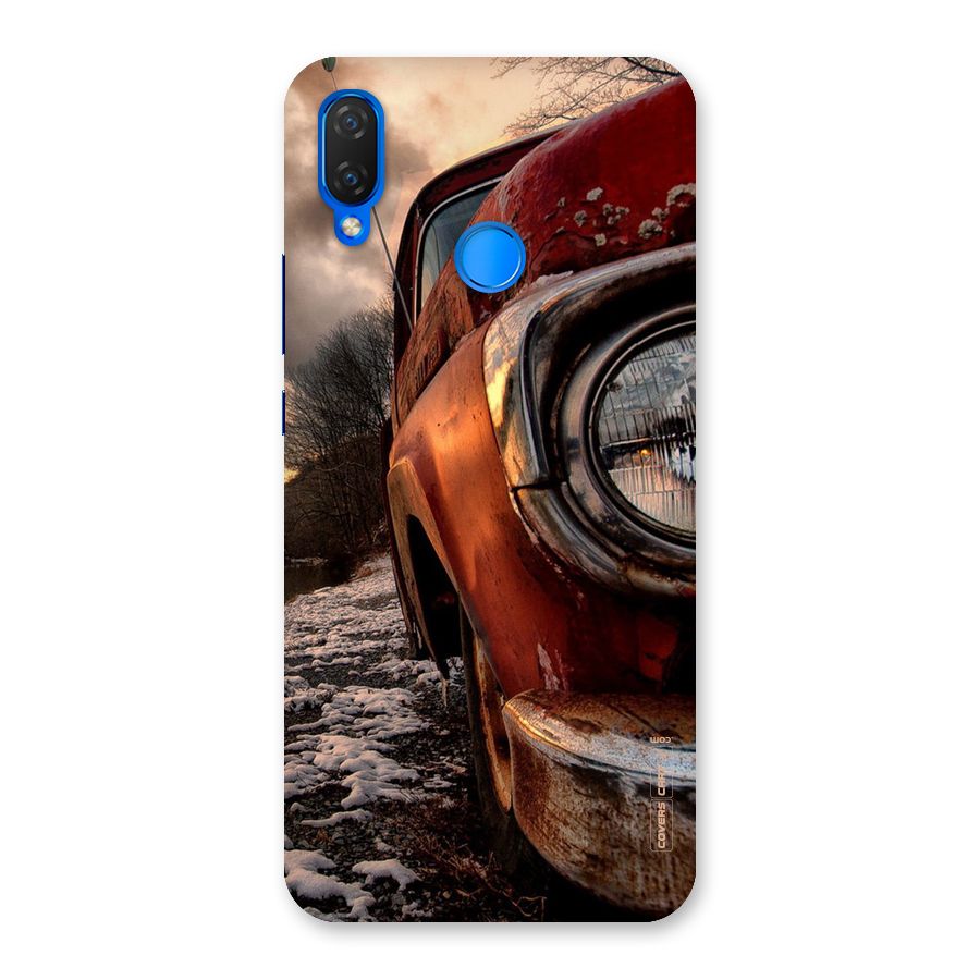 Vintage Car Headlight Back Case for Huawei P Smart+