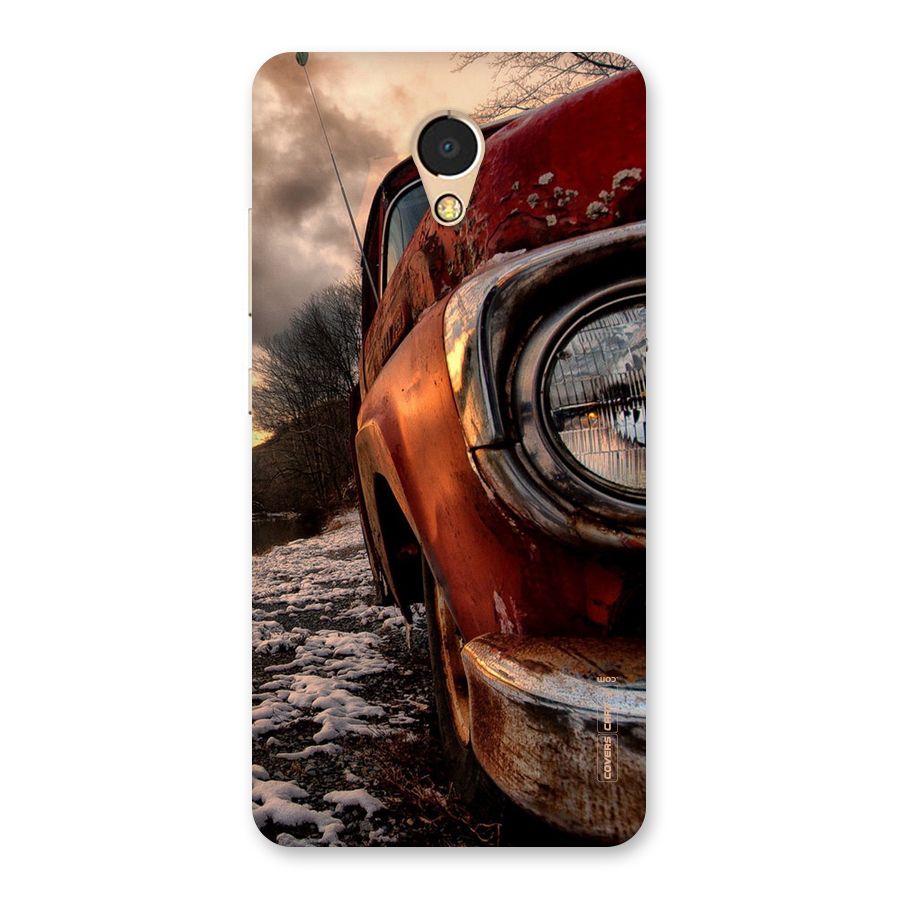 Vintage Car Headlight Back Case for Lenovo P2