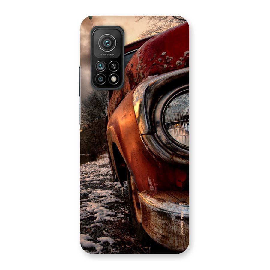 Vintage Car Headlight Back Case for Mi 10T Pro 5G
