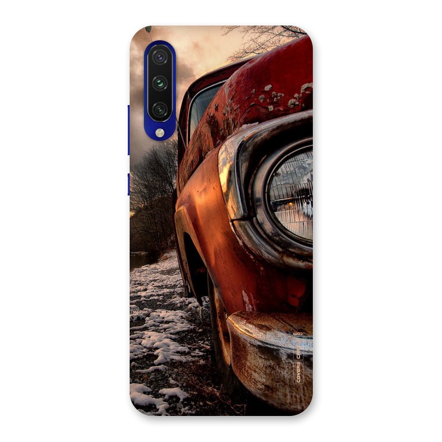 Vintage Car Headlight Back Case for Mi A3