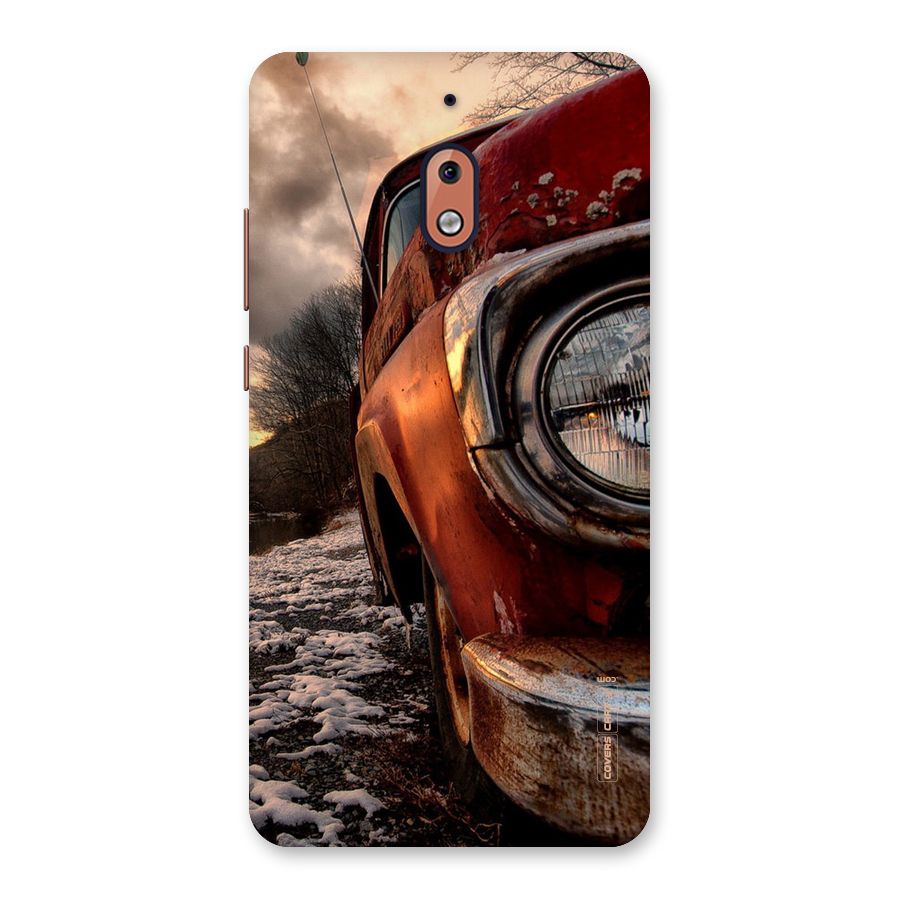 Vintage Car Headlight Back Case for Nokia 2.1