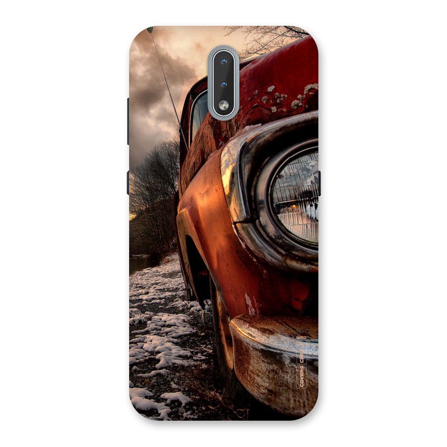 Vintage Car Headlight Back Case for Nokia 2.3