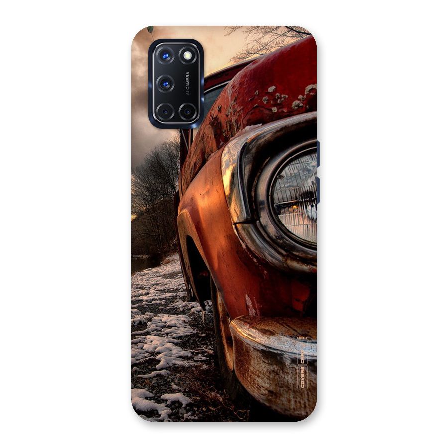 Vintage Car Headlight Back Case for Oppo A52