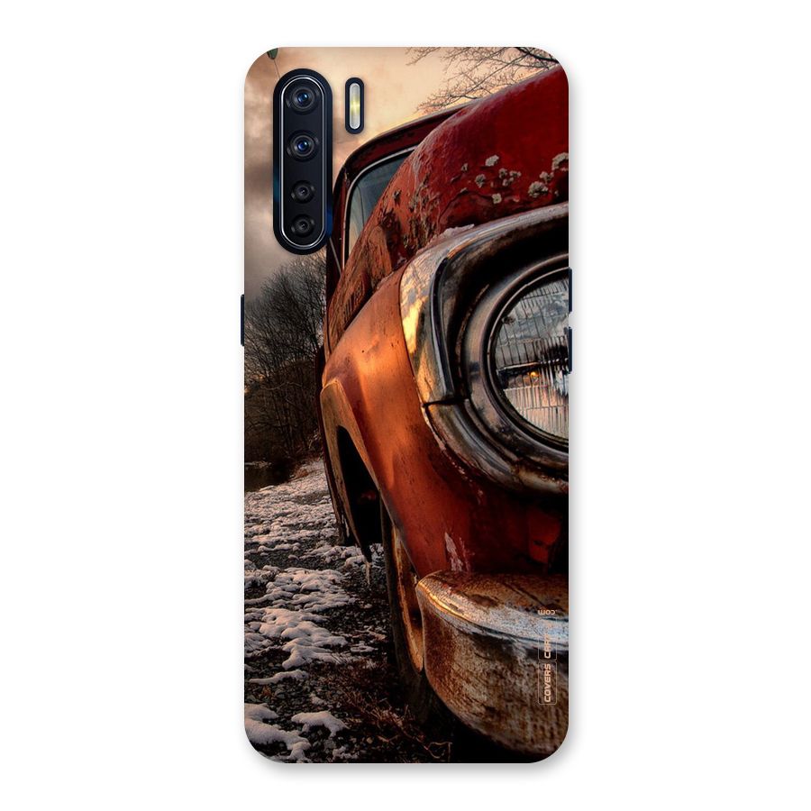 Vintage Car Headlight Back Case for Oppo F15