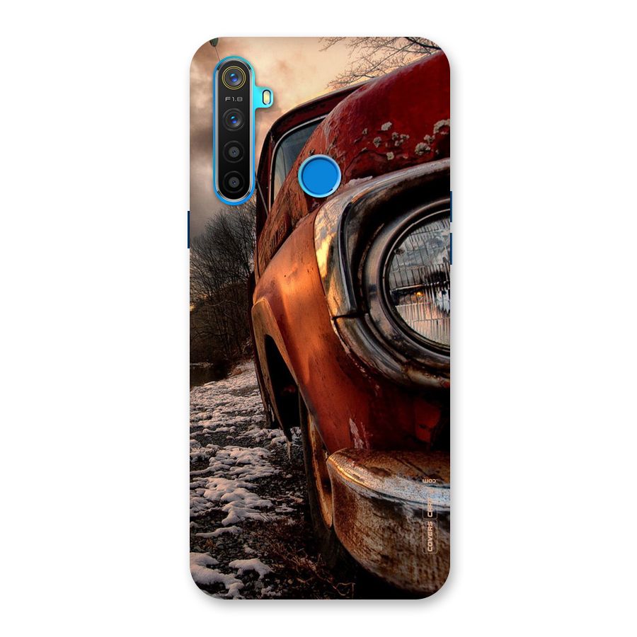 Vintage Car Headlight Back Case for Realme 5