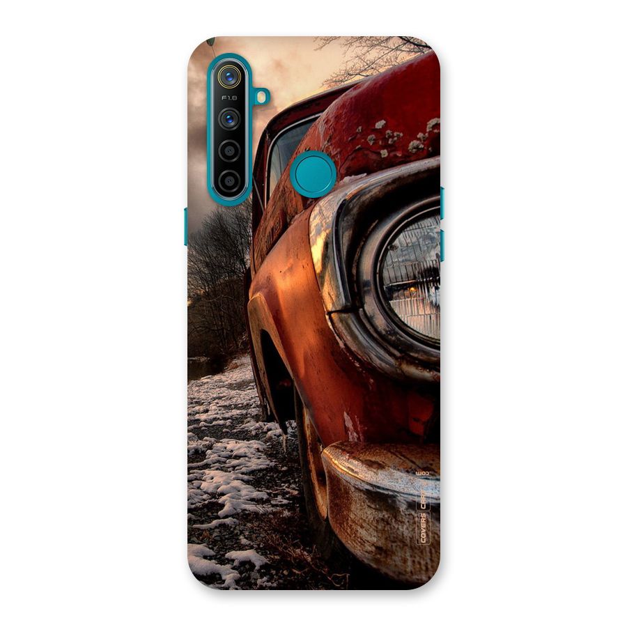 Vintage Car Headlight Back Case for Realme 5i