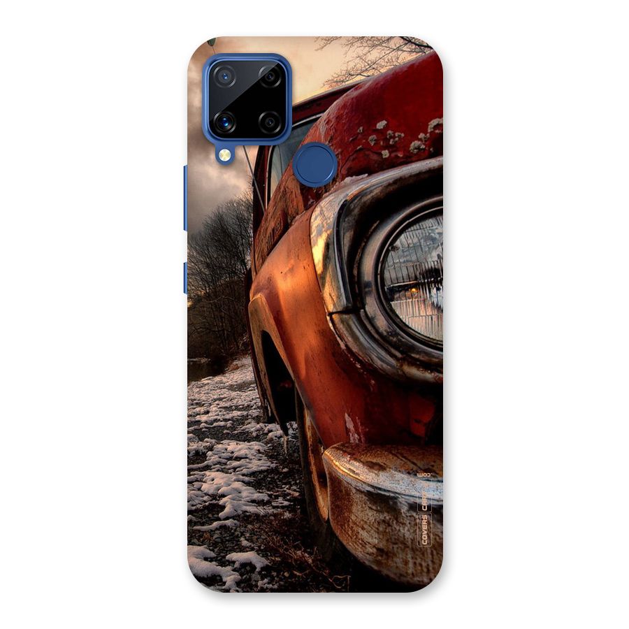 Vintage Car Headlight Back Case for Realme C15