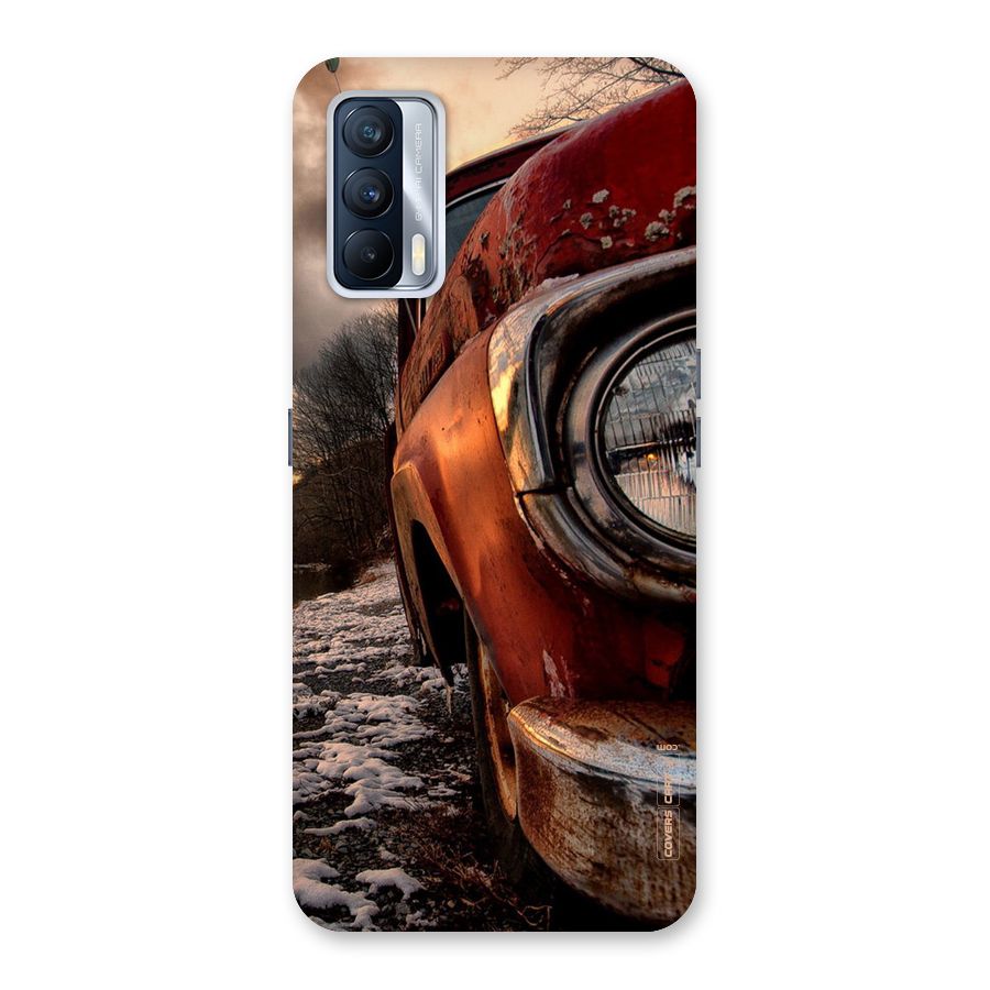 Vintage Car Headlight Back Case for Realme X7
