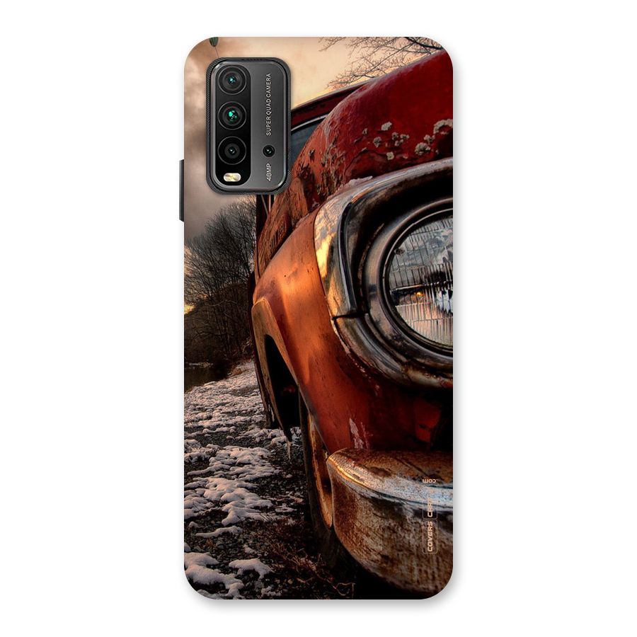 Vintage Car Headlight Back Case for Redmi 9 Power