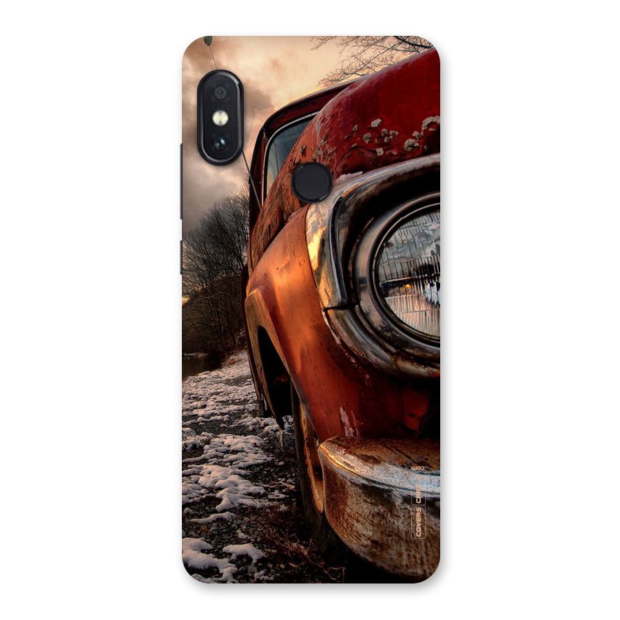 Vintage Car Headlight Back Case for Redmi Note 5 Pro