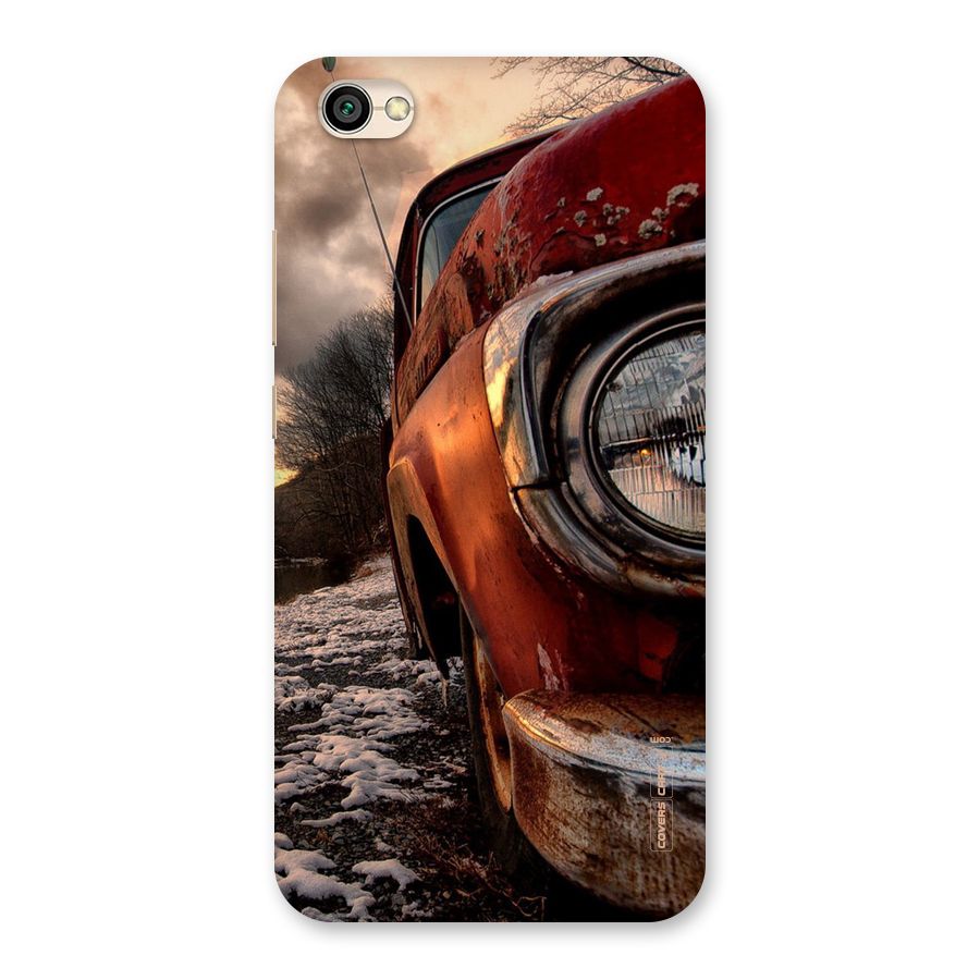 Vintage Car Headlight Back Case for Redmi Y1 Lite