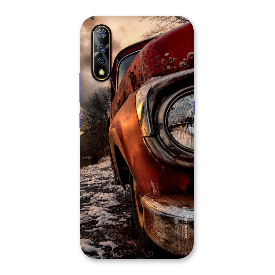 Vintage Car Headlight Back Case for Vivo S1