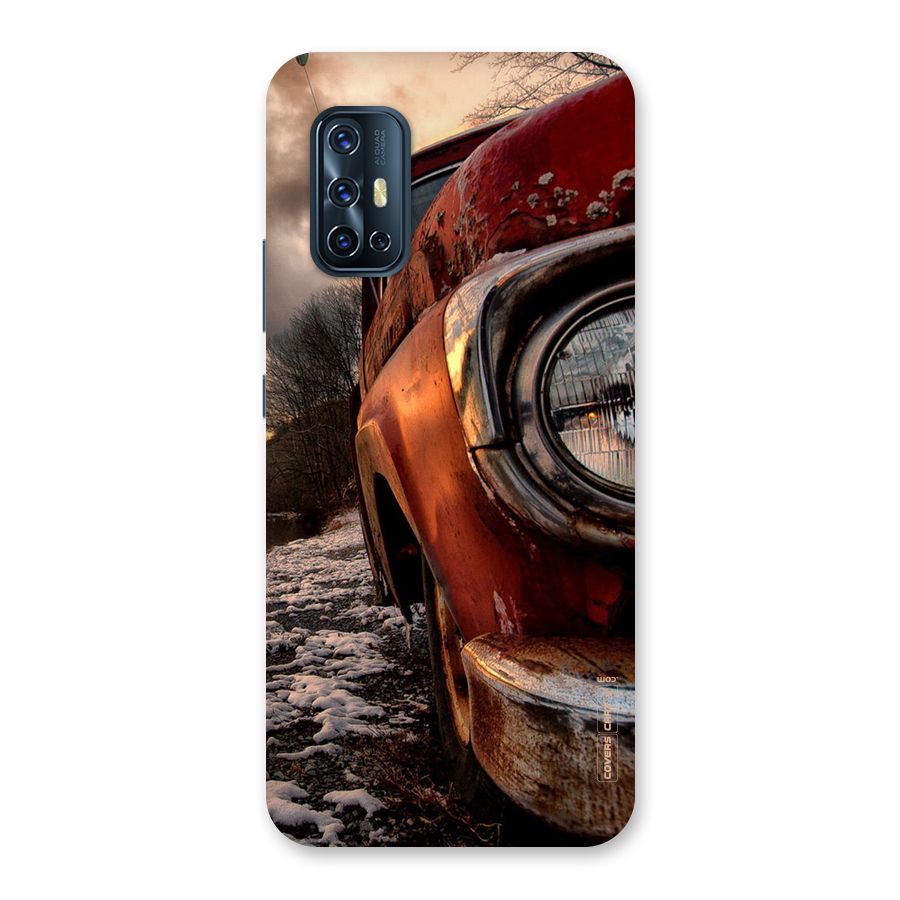 Vintage Car Headlight Back Case for Vivo V17