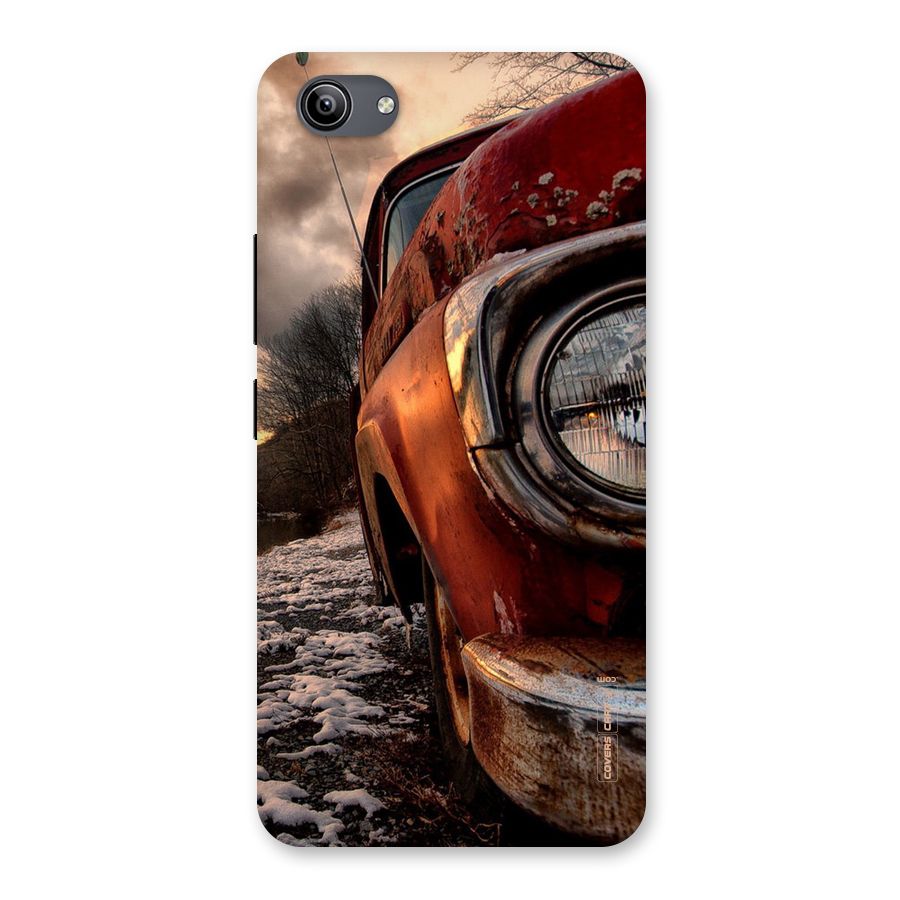Vintage Car Headlight Back Case for Vivo Y81i