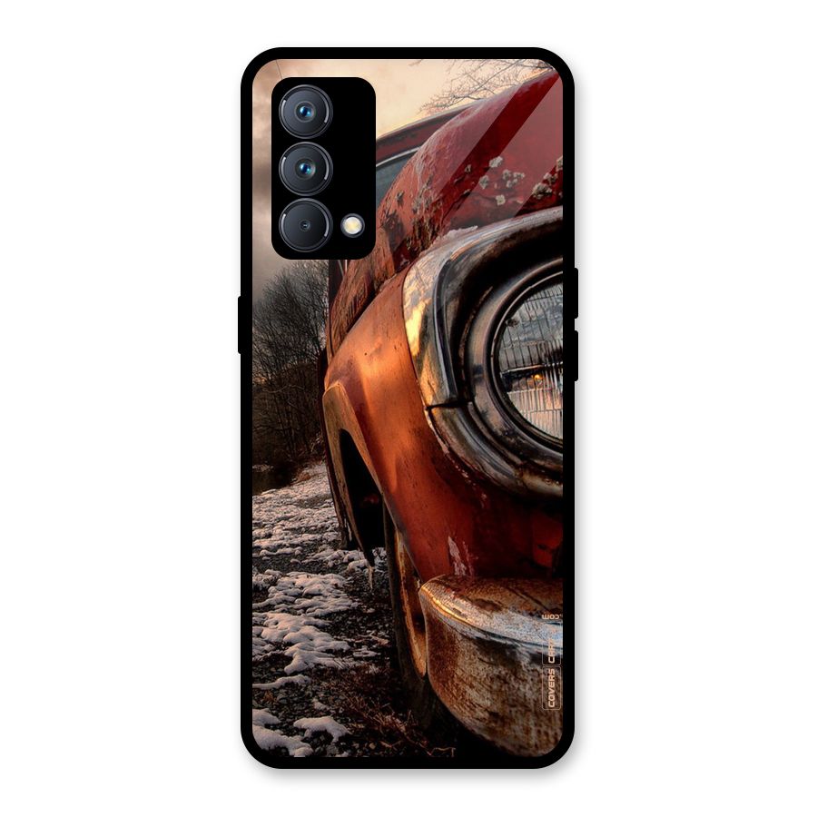 Vintage Car Headlight Glass Back Case for Realme GT Master Edition