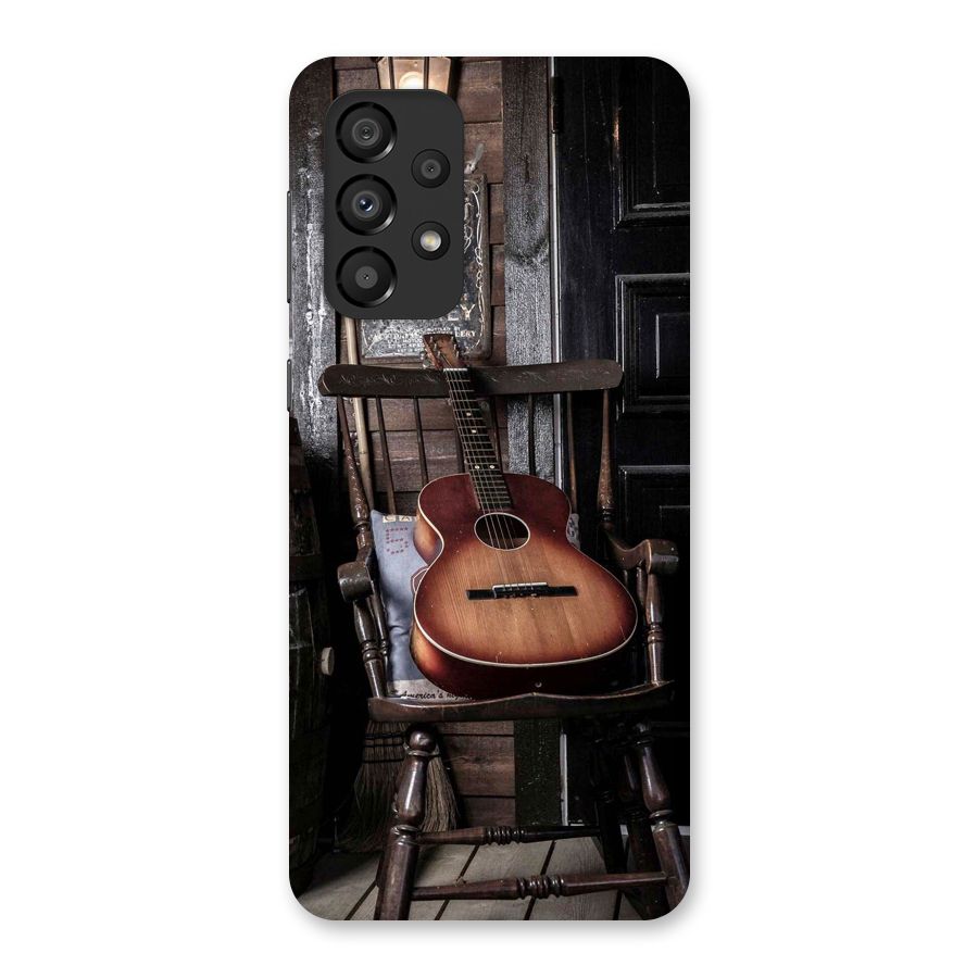 Vintage Chair Guitar Back Case for Galaxy A33 5G