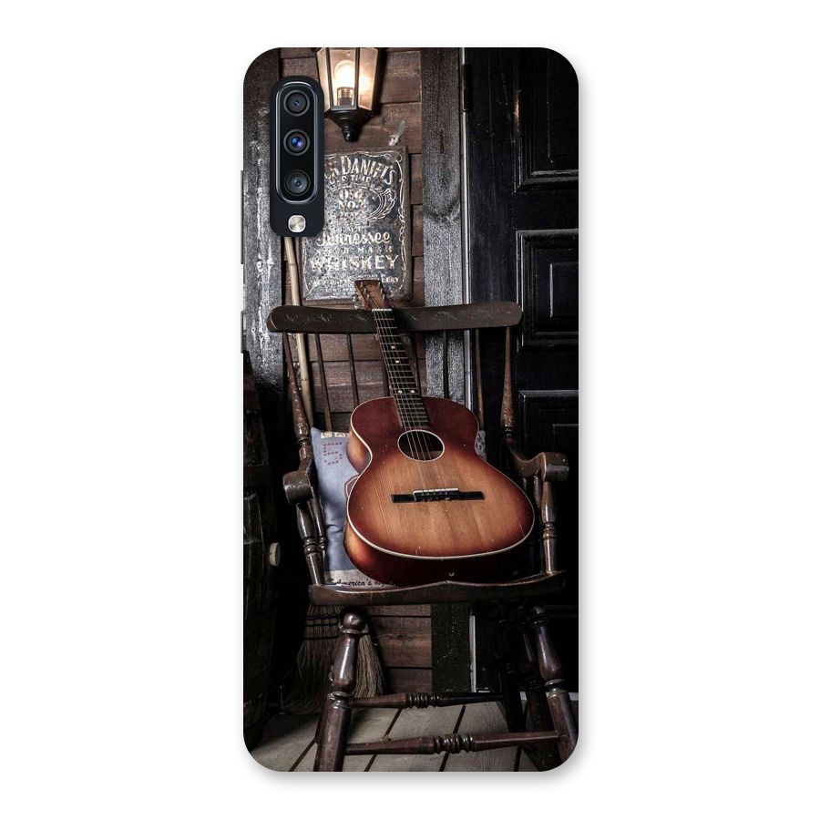 Vintage Chair Guitar Back Case for Galaxy A70