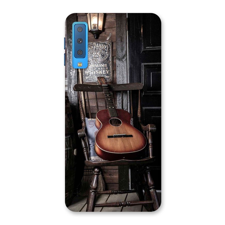 Vintage Chair Guitar Back Case for Galaxy A7 (2018)