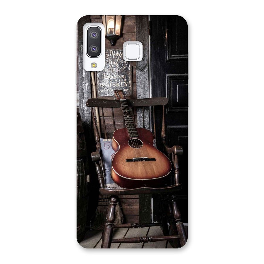 Vintage Chair Guitar Back Case for Galaxy A8 Star
