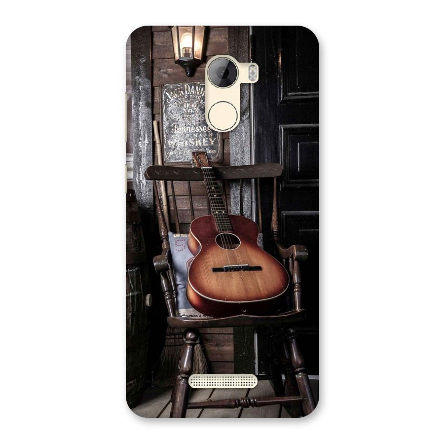 Vintage Chair Guitar Back Case for Gionee A1 LIte