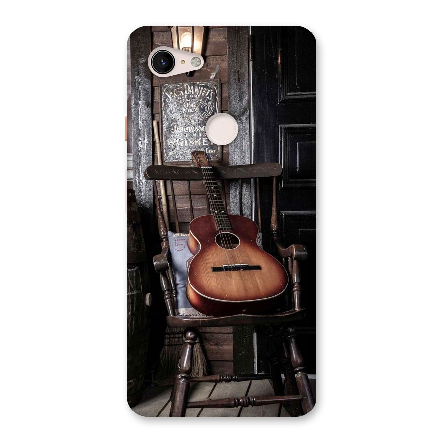Vintage Chair Guitar Back Case for Google Pixel 3 XL