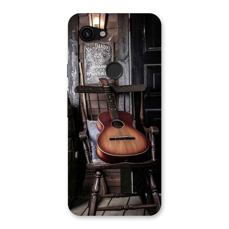 Vintage Chair Guitar Back Case for Google Pixel 3a