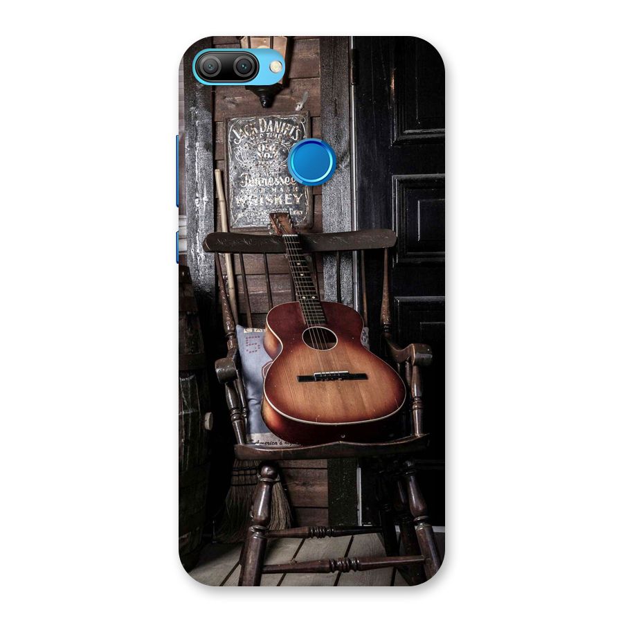 Vintage Chair Guitar Back Case for Honor 9N