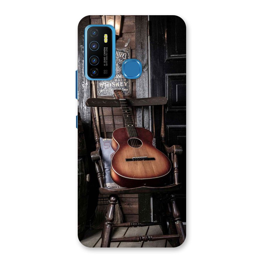 Vintage Chair Guitar Back Case for Infinix Hot 9
