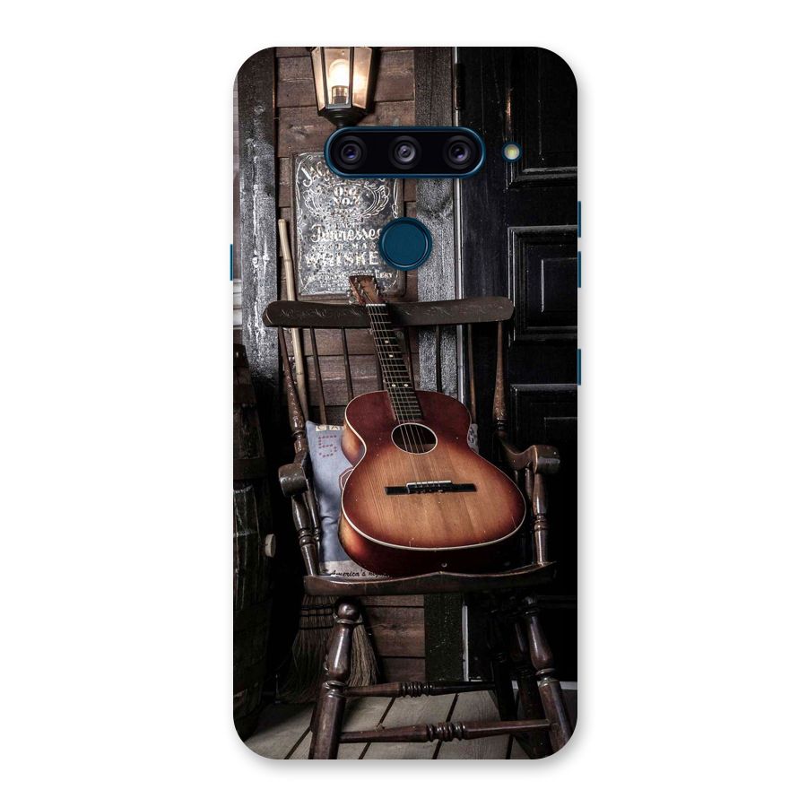 Vintage Chair Guitar Back Case for LG  V40 ThinQ