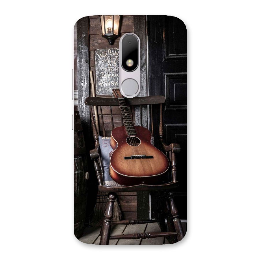 Vintage Chair Guitar Back Case for Moto M