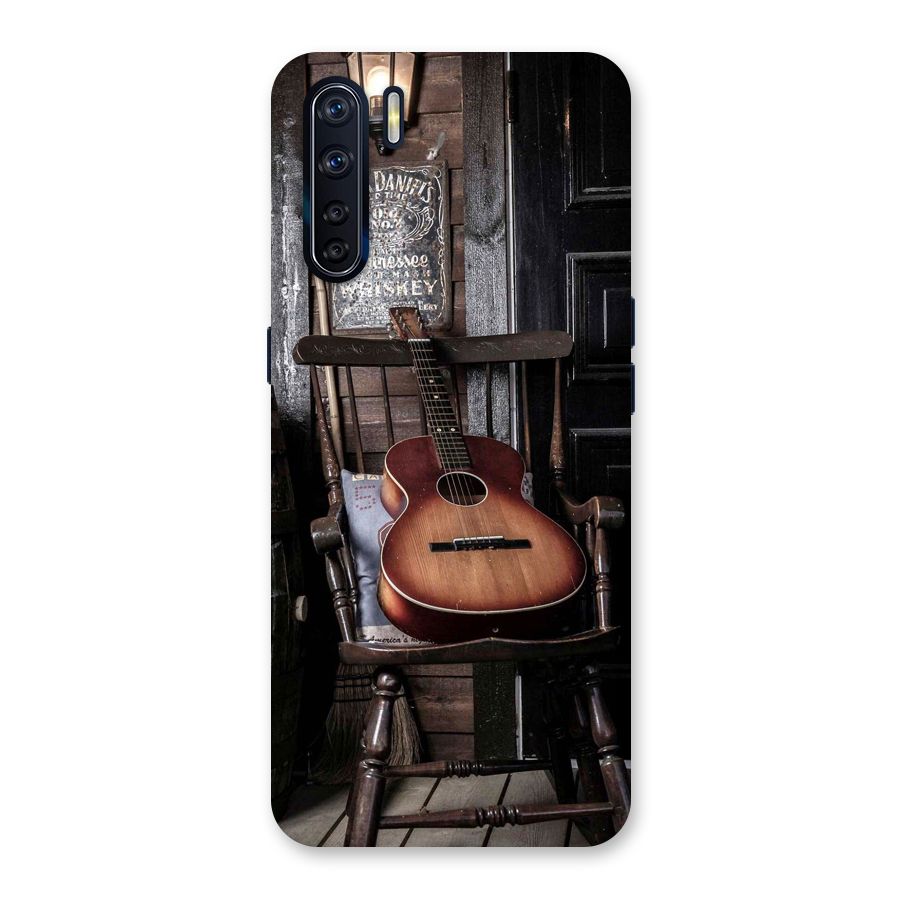 Vintage Chair Guitar Back Case for Oppo F15