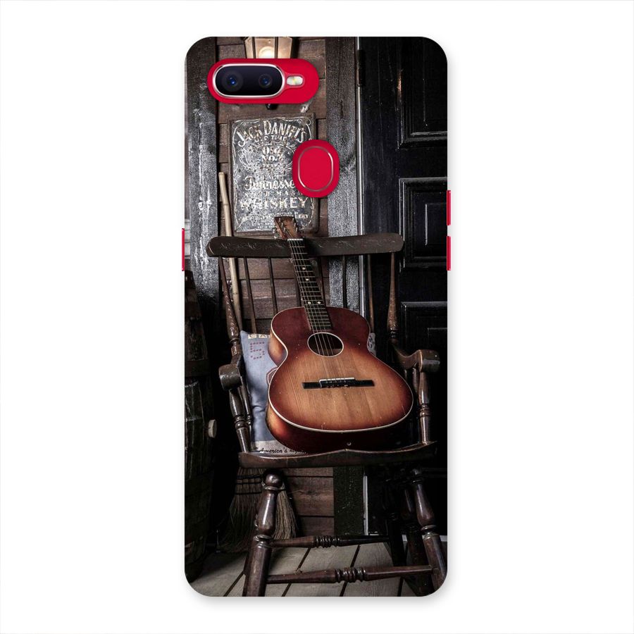 Vintage Chair Guitar Back Case for Oppo F9 Pro
