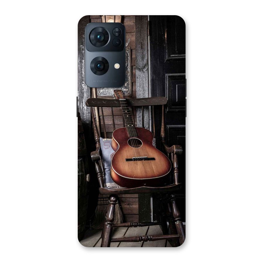 Vintage Chair Guitar Back Case for Oppo Reno7 Pro 5G
