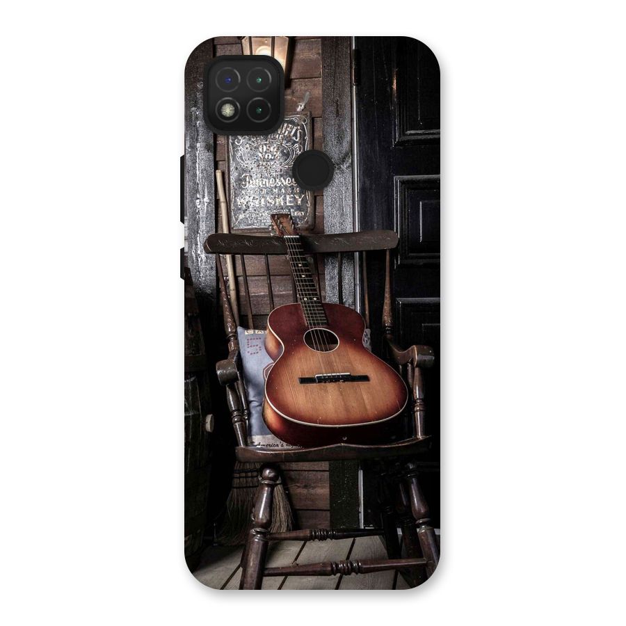 Vintage Chair Guitar Back Case for Redmi 9C