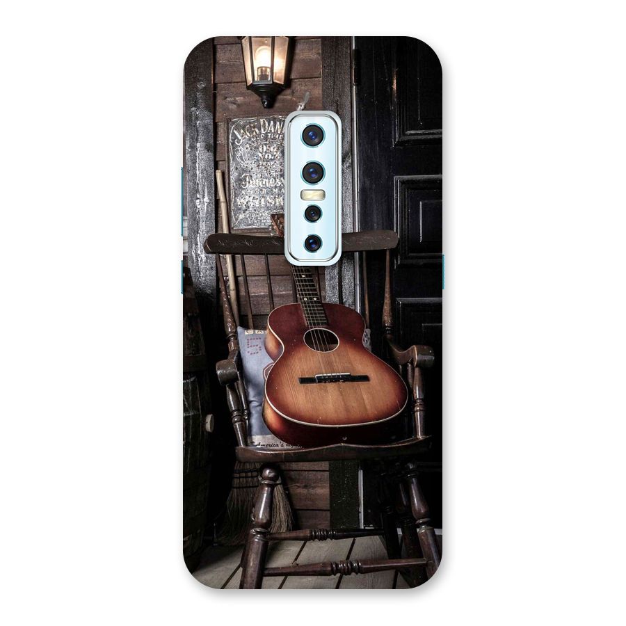 Vintage Chair Guitar Back Case for Vivo V17 Pro