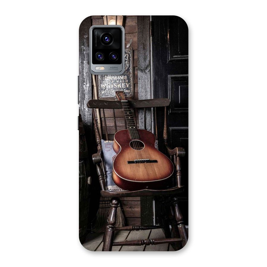 Vintage Chair Guitar Back Case for Vivo V20