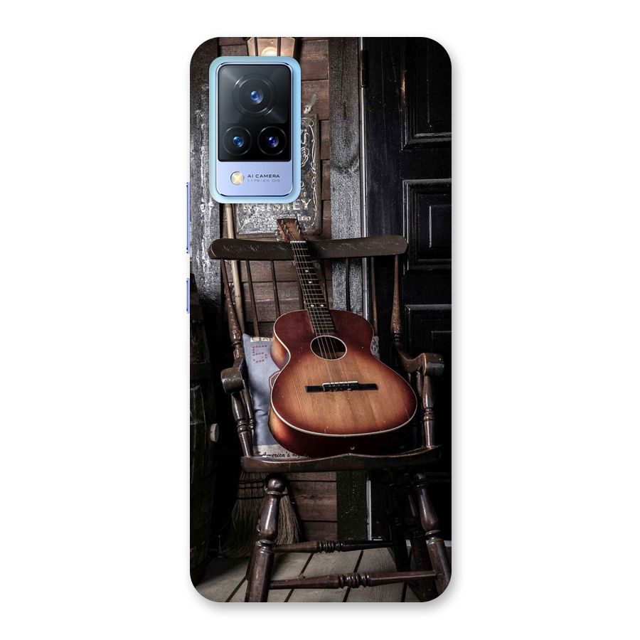 Vintage Chair Guitar Back Case for Vivo V21 5G