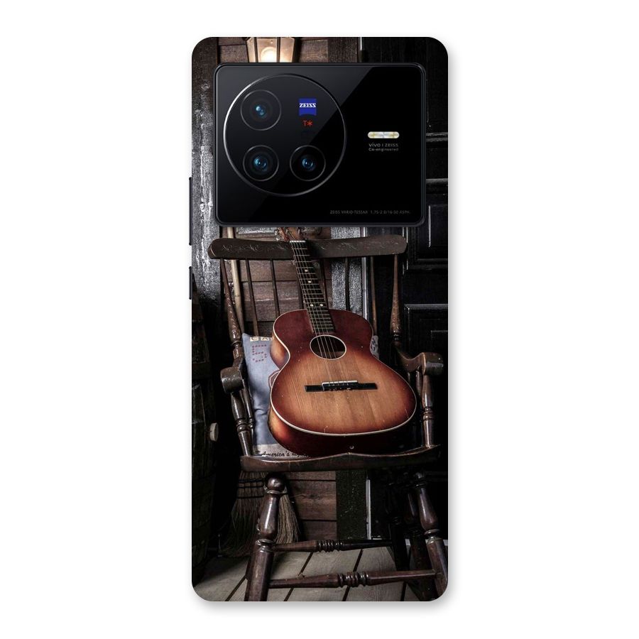 Vintage Chair Guitar Back Case for Vivo X80