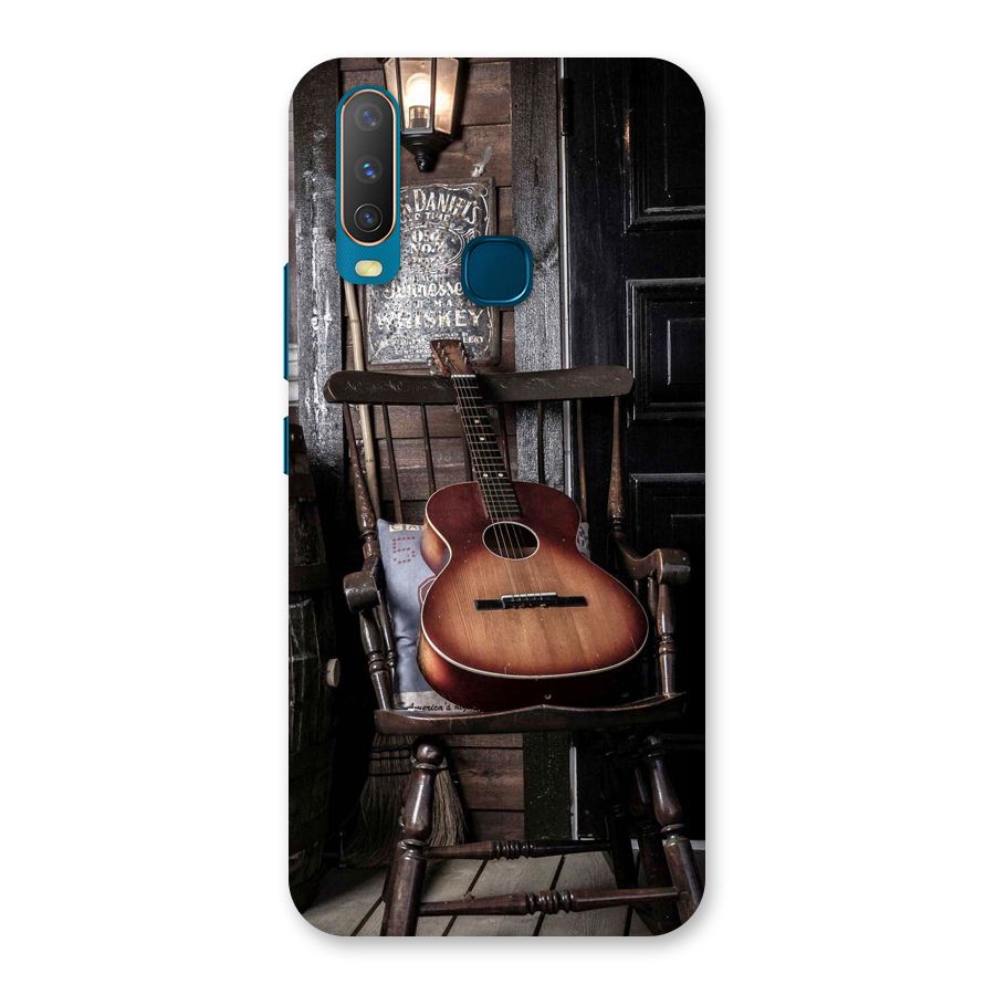 Vintage Chair Guitar Back Case for Vivo Y17
