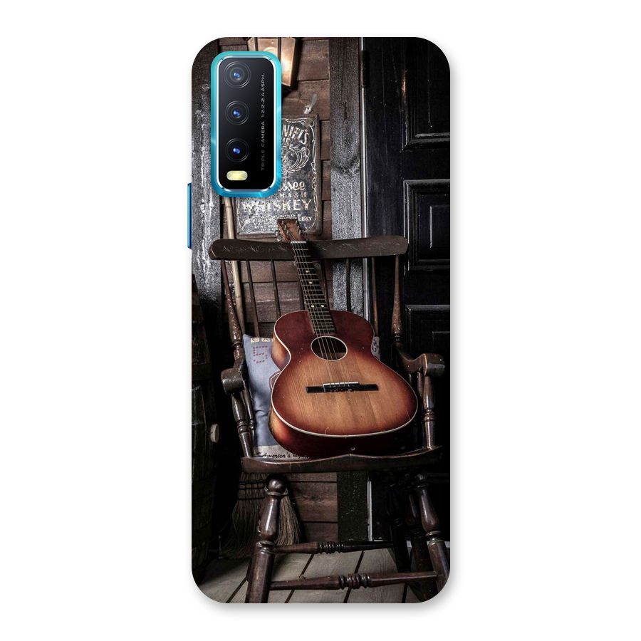 Vintage Chair Guitar Back Case for Vivo Y20